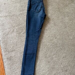 Express Women's Skinny Jeans - Dark Blue